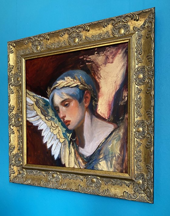 Melancholy Gold Angel