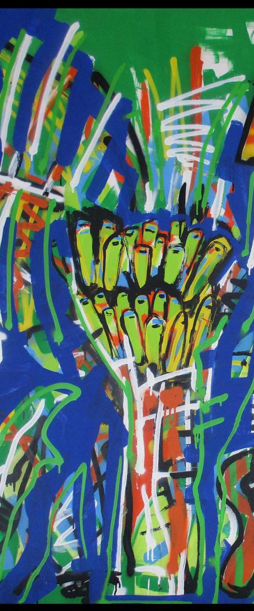 Banana plantation 130 X 130 CM / 51,18 х 51,18 inch by V. Lishko