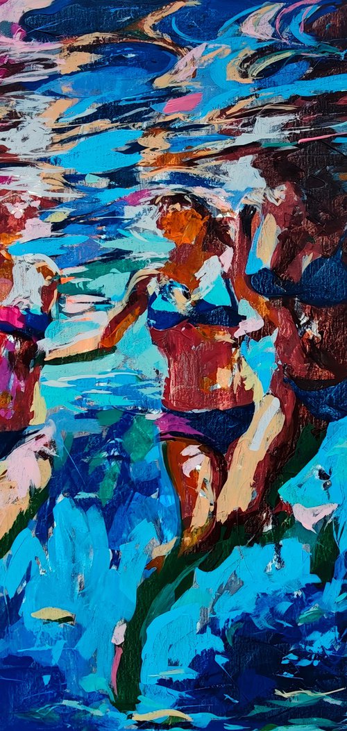 Under the clear water by Daniel Bulimar Henciu