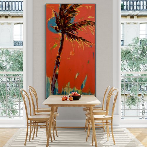 Orange palm by Yaroslav Yasenev