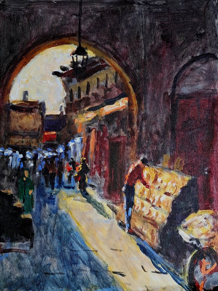  Maroccan Seller By Dimitris Voyiazoglou, 17 X 20, Artwork For Sale On Artfinder