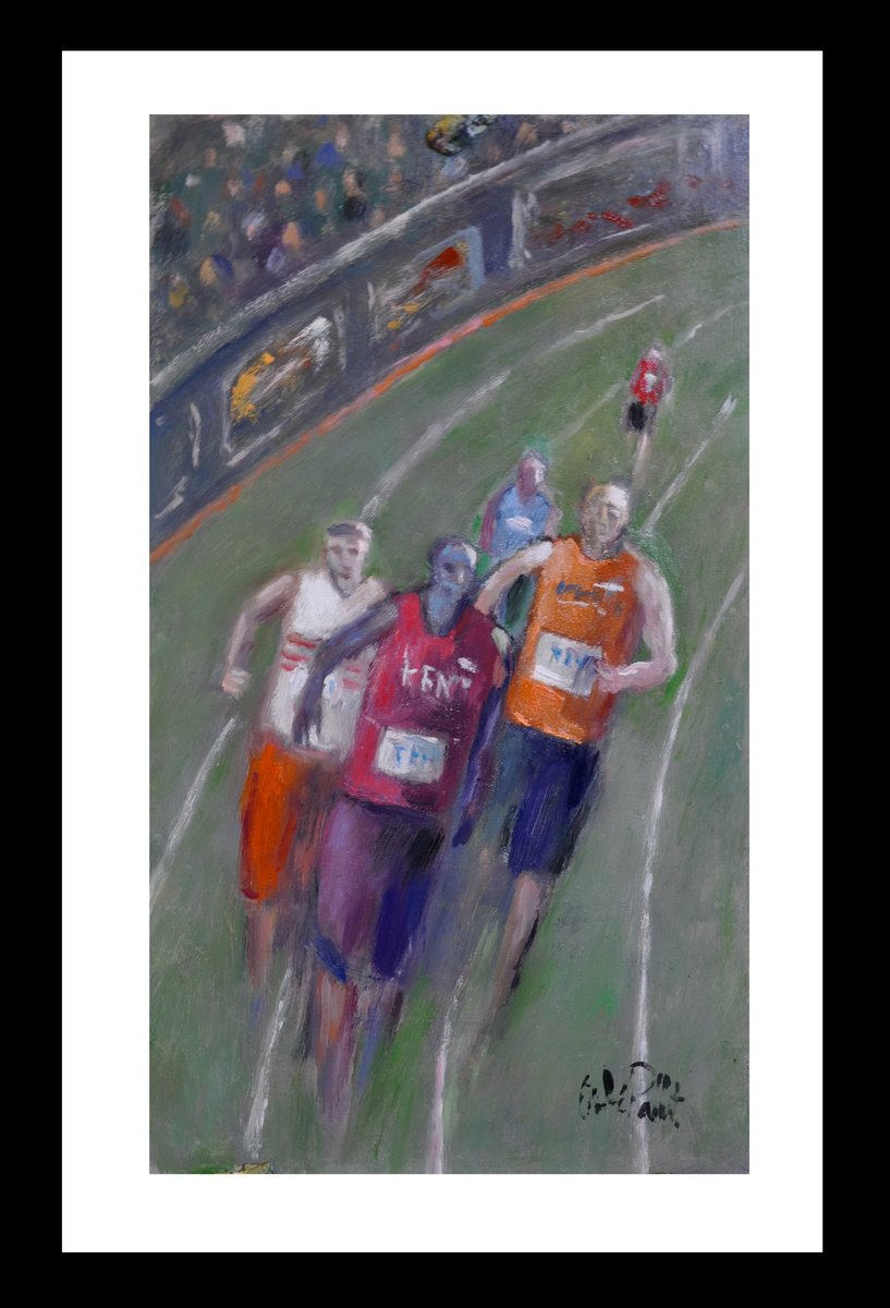 Running Around The Bend By Andre Pallat, 17 X 27, Artwork For Sale On Artfinder