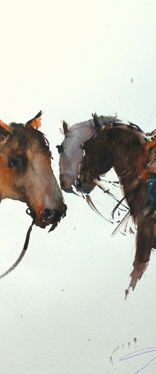 Country Horses II by Maximilian Damico