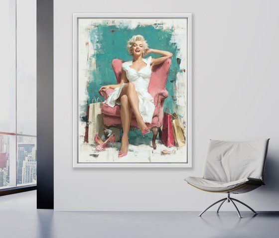 Shopping  Time with Marilyn Monroe