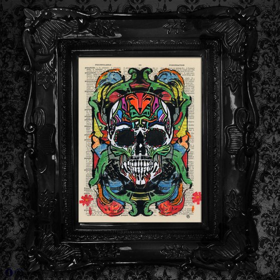 Dia de Las Brujas Skull 6