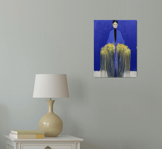 Woman with a Flowers