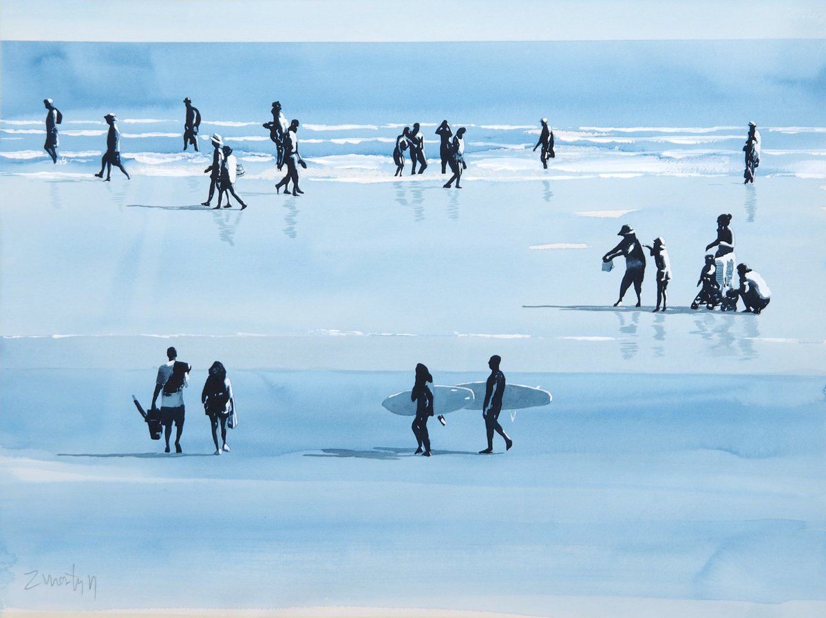 Playa de San Lorenzo I by Carlos Marti?n