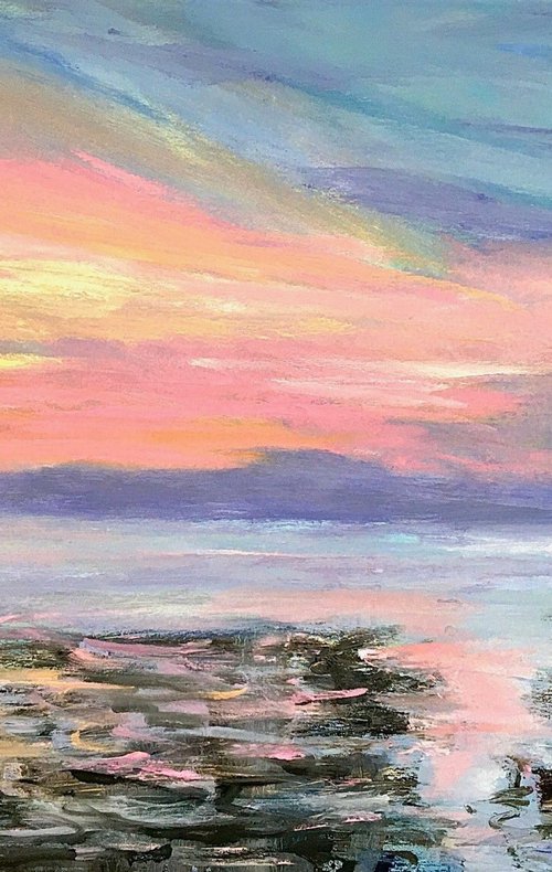 North Sea Sunset by Nikki Wheeler