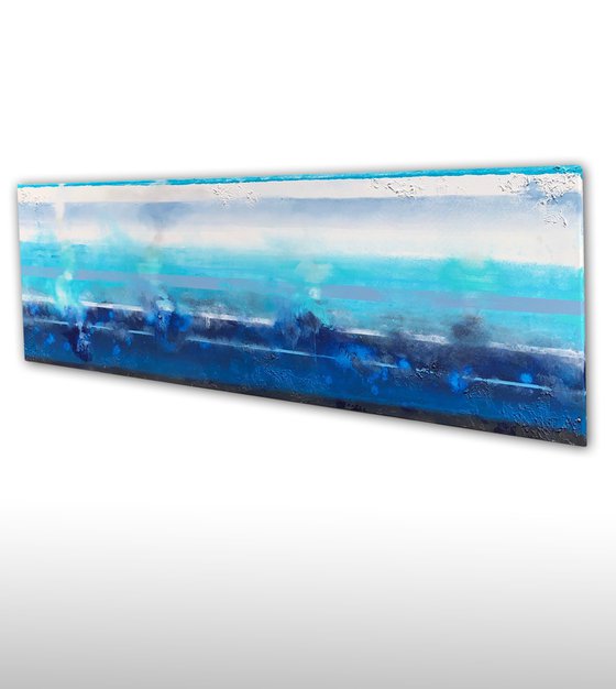 custom order Eija-abstract sea scratches (150 x 50 cm) Dee Brown