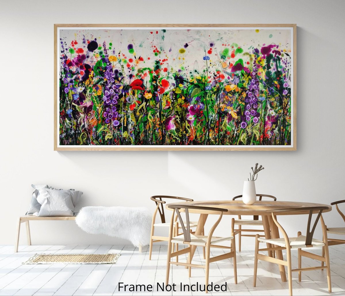 Wildflower Chorus By Angie Wright, 79 X 39, Artwork For Sale On Artfinder