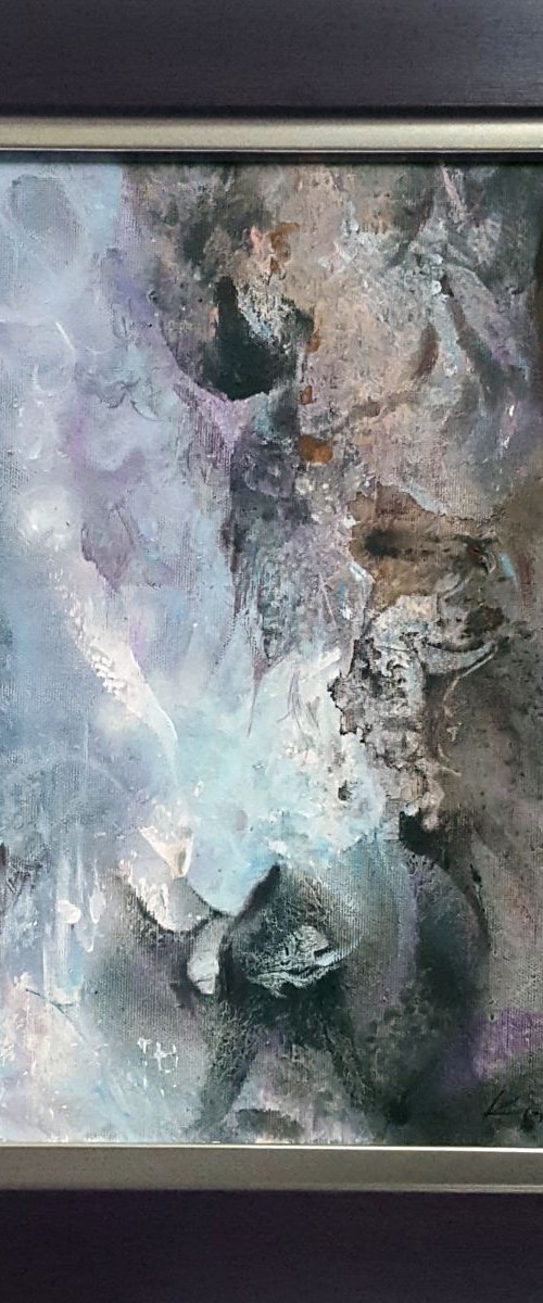 FASCINATING MINDSCAPE ABSTRACT BIZZARE COLORS DREAMSCAPE BY OVIDIU KLOSKA ROMANIAN MASTER by Kloska Ovidiu