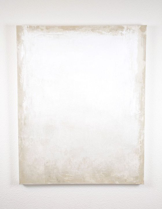 White Field 22719 Minimal white abstract