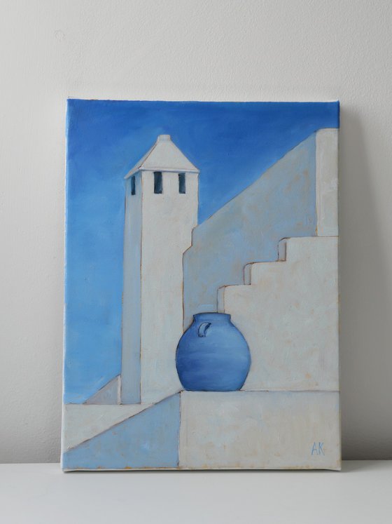 Greece in Blue and White
