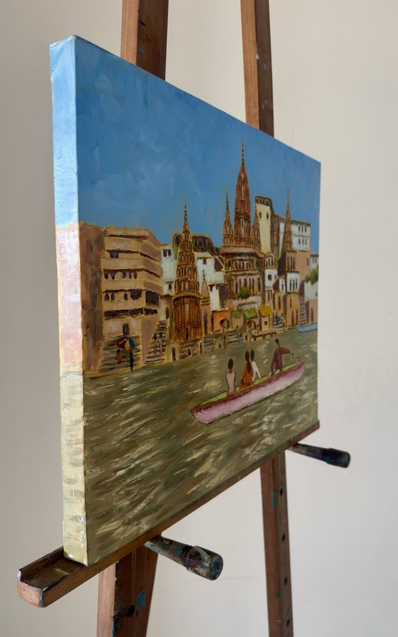 Benaras - Temples at Manikarnika Ghat