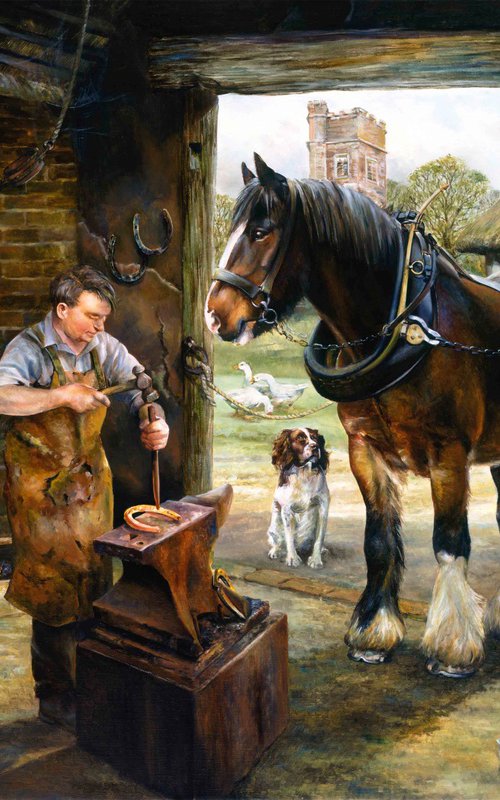 INSIDE THE SMITHY by Peter Goodhall