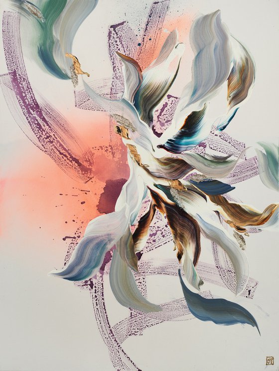 Plumage in Motion Diptych
