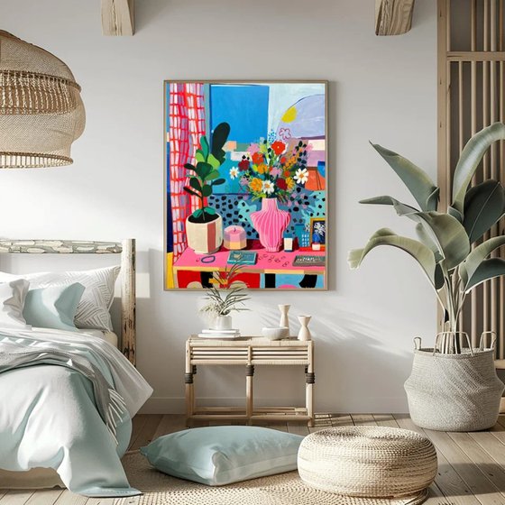 Vibrant Interior Still Life