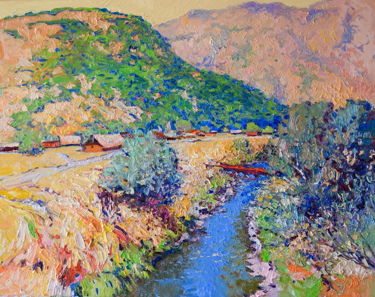 Early Evening In The Mountains By Suren Nersisyan, 28 X 22, Artwork For Sale On Artfinder