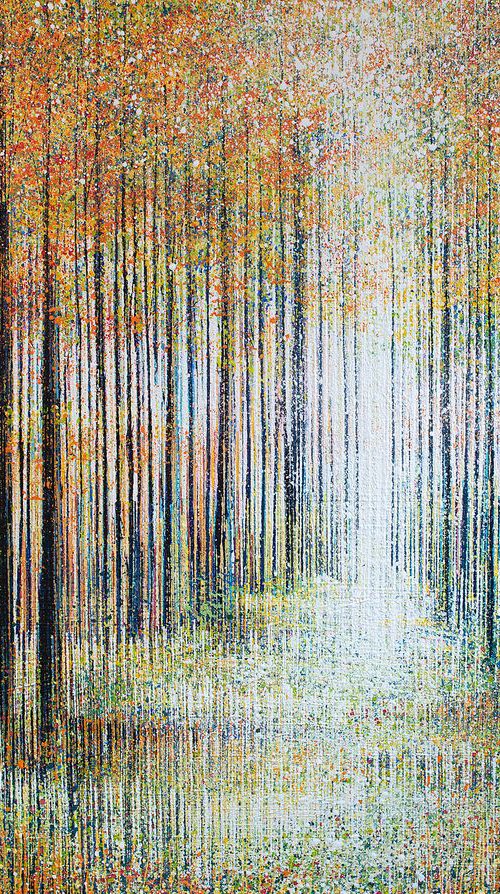 White Light Through Autumn Trees by Marc Todd