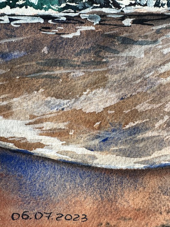 The smell of sea waves