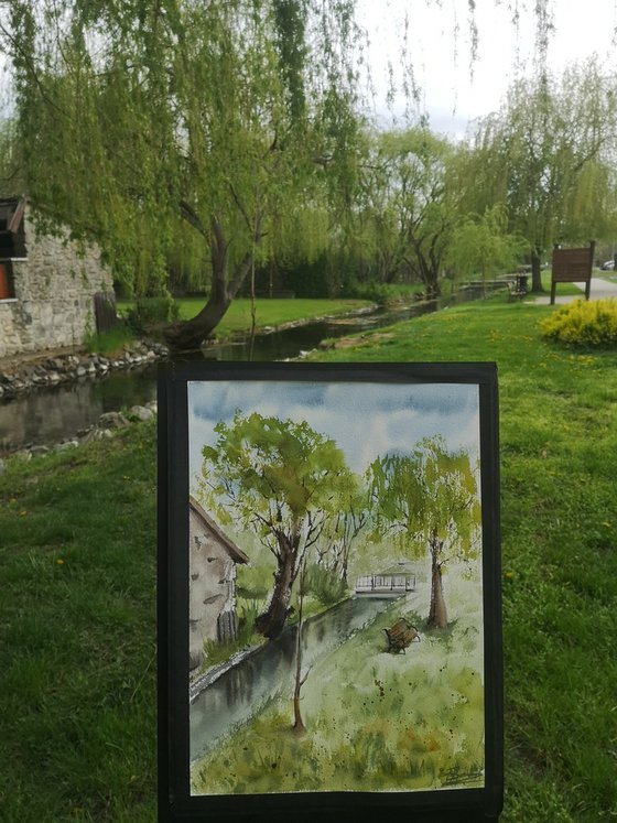 Quiet Stream in Hungary