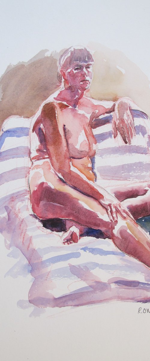 reclining female nude by Rory O’Neill