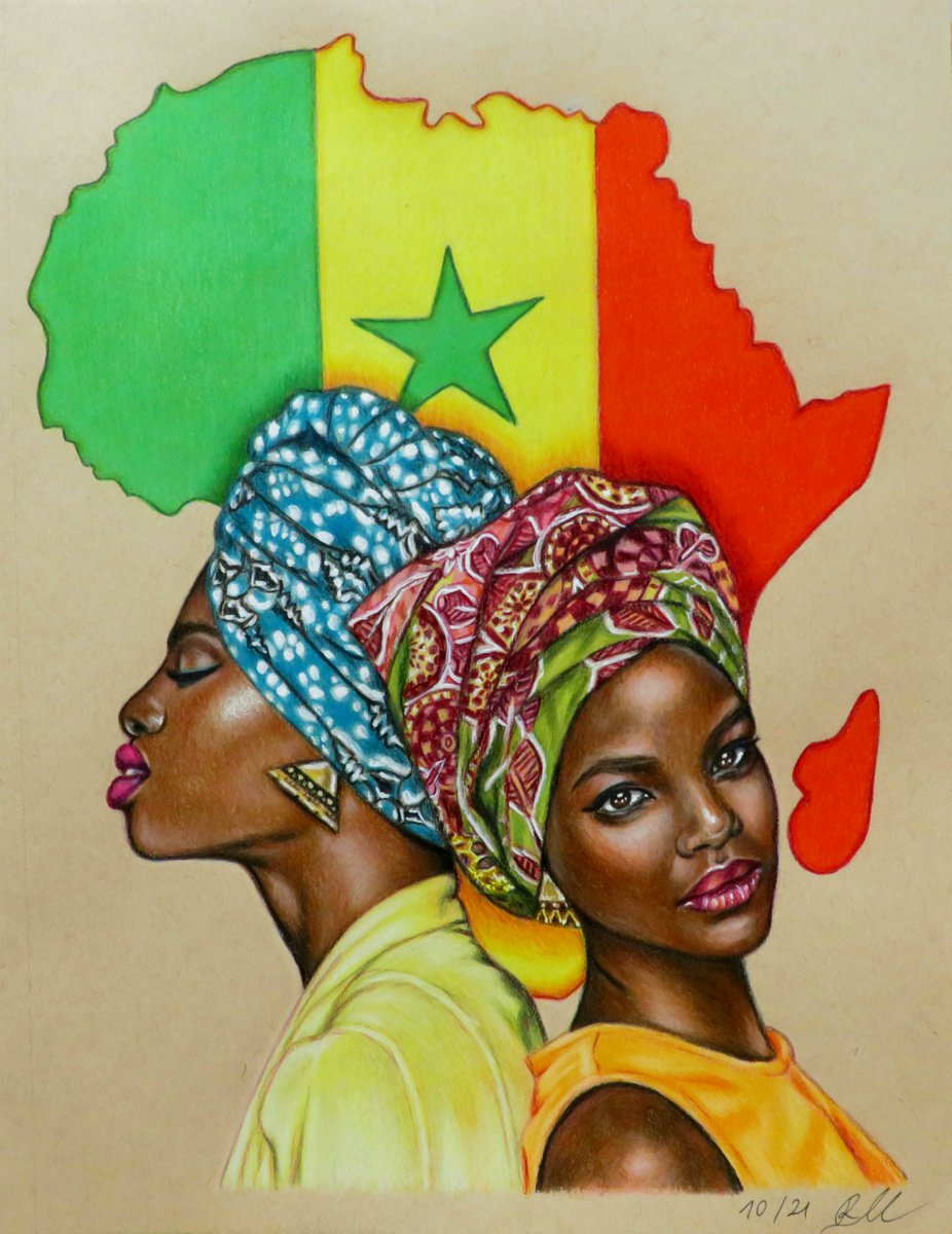 Senegalese woman by Monika Rembowska