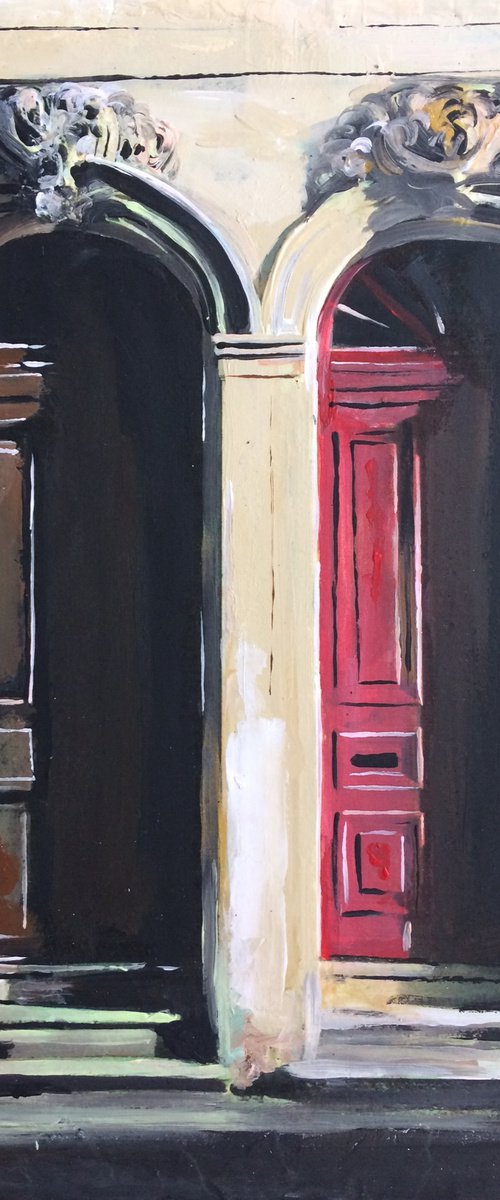 Old French Doors by Andrew  Reid Wildman