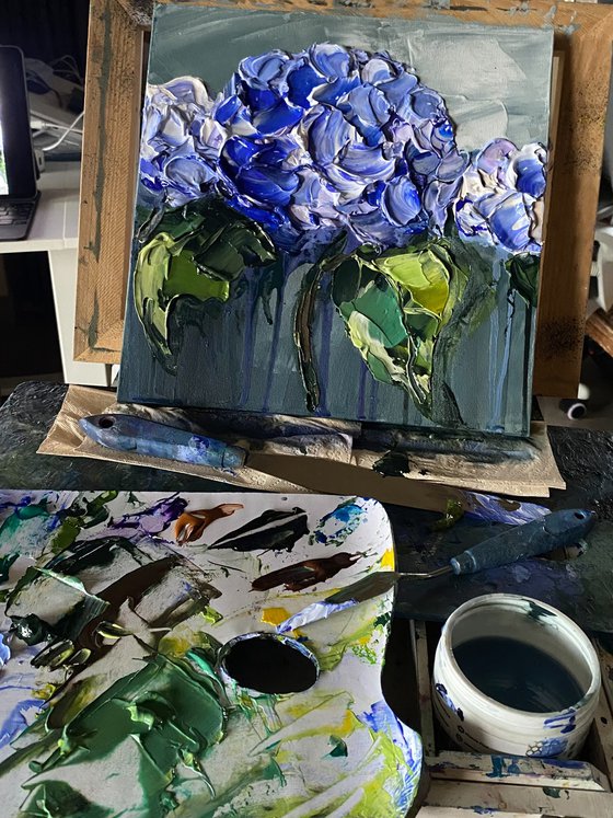 Sapphire Hydrangea — Small Floral