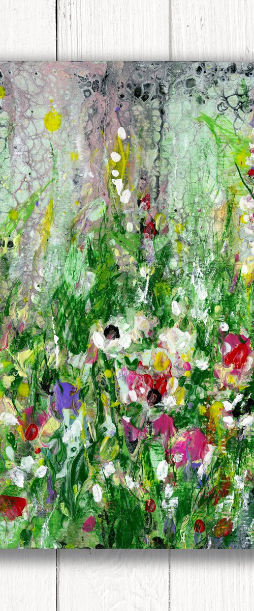 Floral Joy 37 - Abstract Painting by Kathy Morton Stanion by Kathy Morton Stanion
