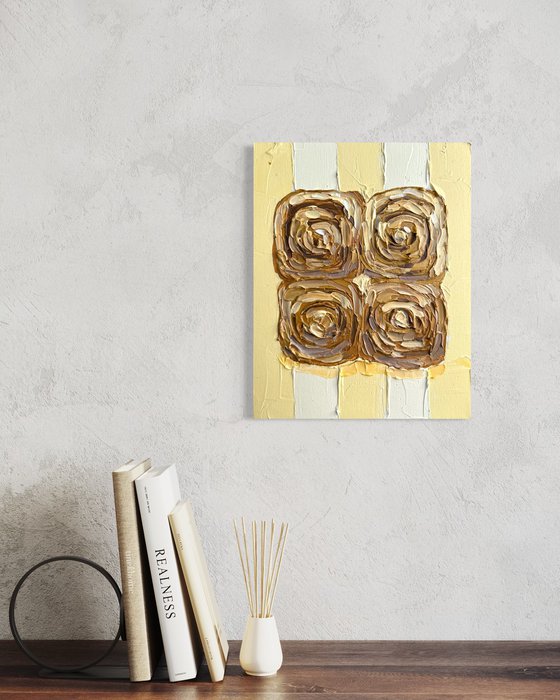 Whats for brekkie:cinamon roll