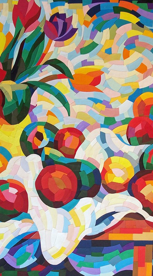 STILL LIFE WITH TULIPS by Stephen Conroy