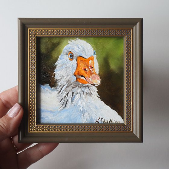 Goose, Small Art Framed