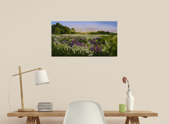 Lupine Meadow Landscape