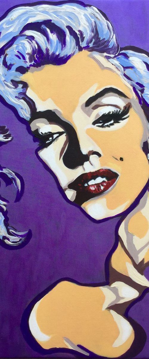 Marilyn Monroe. Goddess of Hollywood. Movie star. MODERN URBAN ART OFFICE ART DECOR HOME DECOR GIFT IDEA by Olga Koval