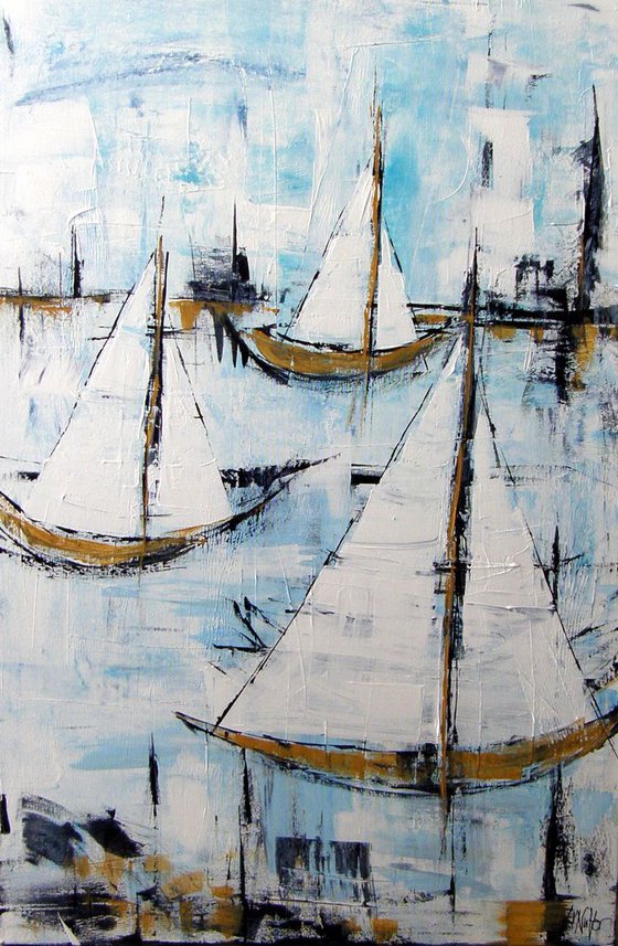 Sailing Away  36''x24''