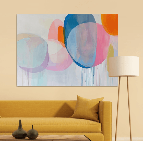 Large Pastel Shapes