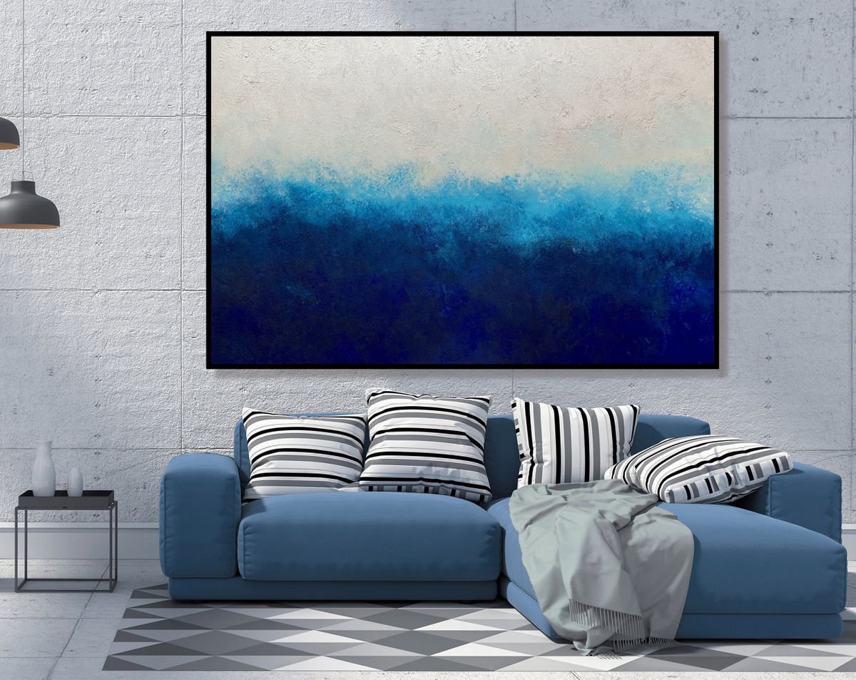 Morning Sea Acrylic painting by Julijana Ravbar | Artfinder