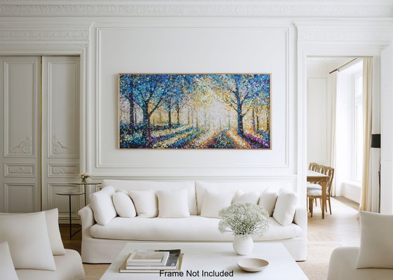 Where Beautiful Things Begin - Blue Landscape