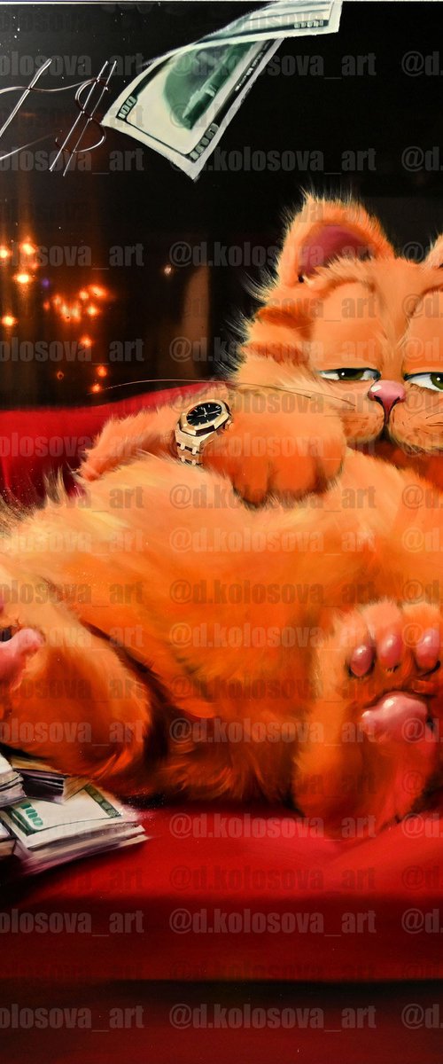 Fat Cat by Daria Kolosova