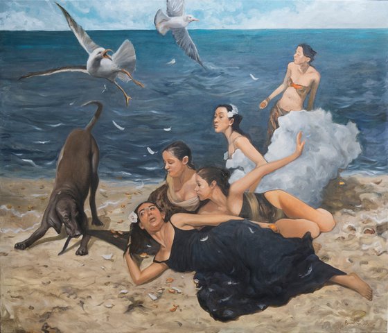 On the beach