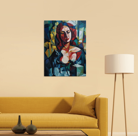 Game(60x80cm,  oil painting, ready to hang)