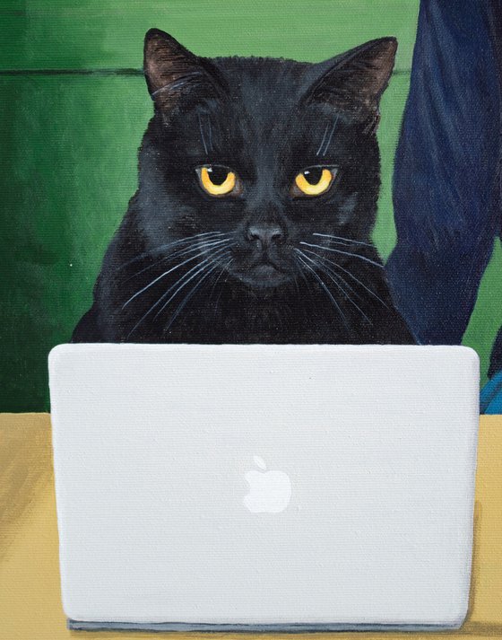 The Cat Read the Emails First