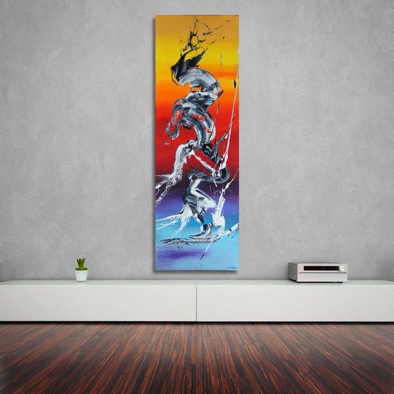 Spirits Rising II (Spirits Of Skies 075032) (50 x 150 cm) XXL vertical (20 x 60 inches)