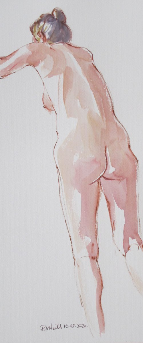 Standing female nude by Rory O’Neill