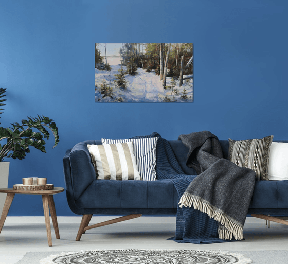 The path to the frozen lake