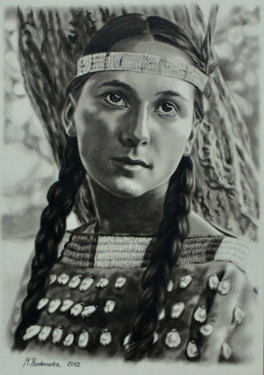 Indian girl by Monika Rembowska