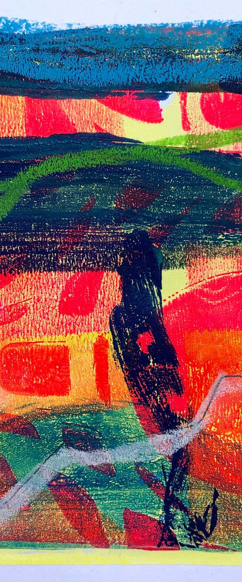 Abstract landscape 1 by Annie Meier