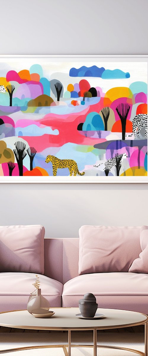 Surreal Lion March by Sasha Robinson