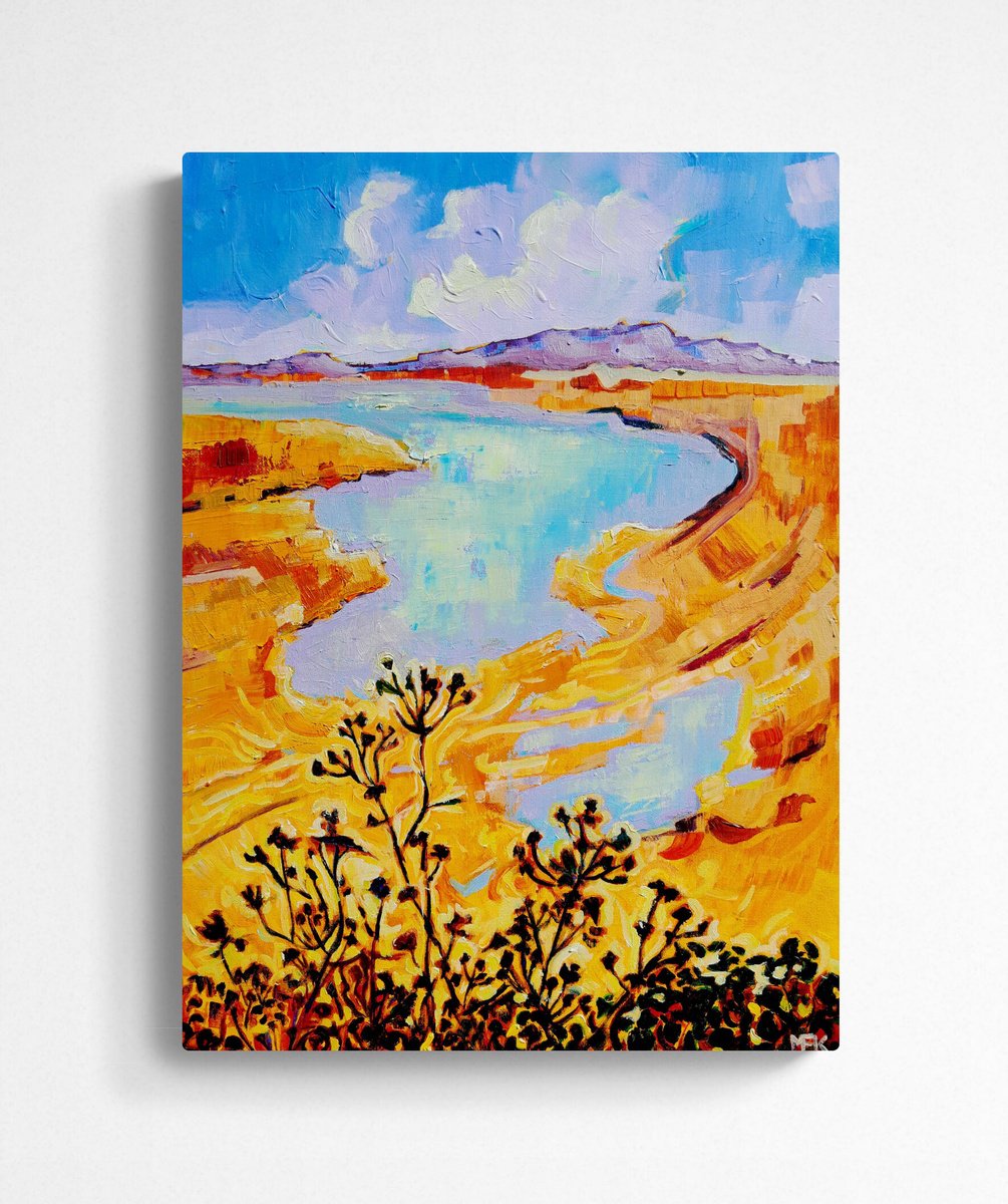 Golden Sands By Mary Kemp, 12 X 16, Artwork For Sale On Artfinder